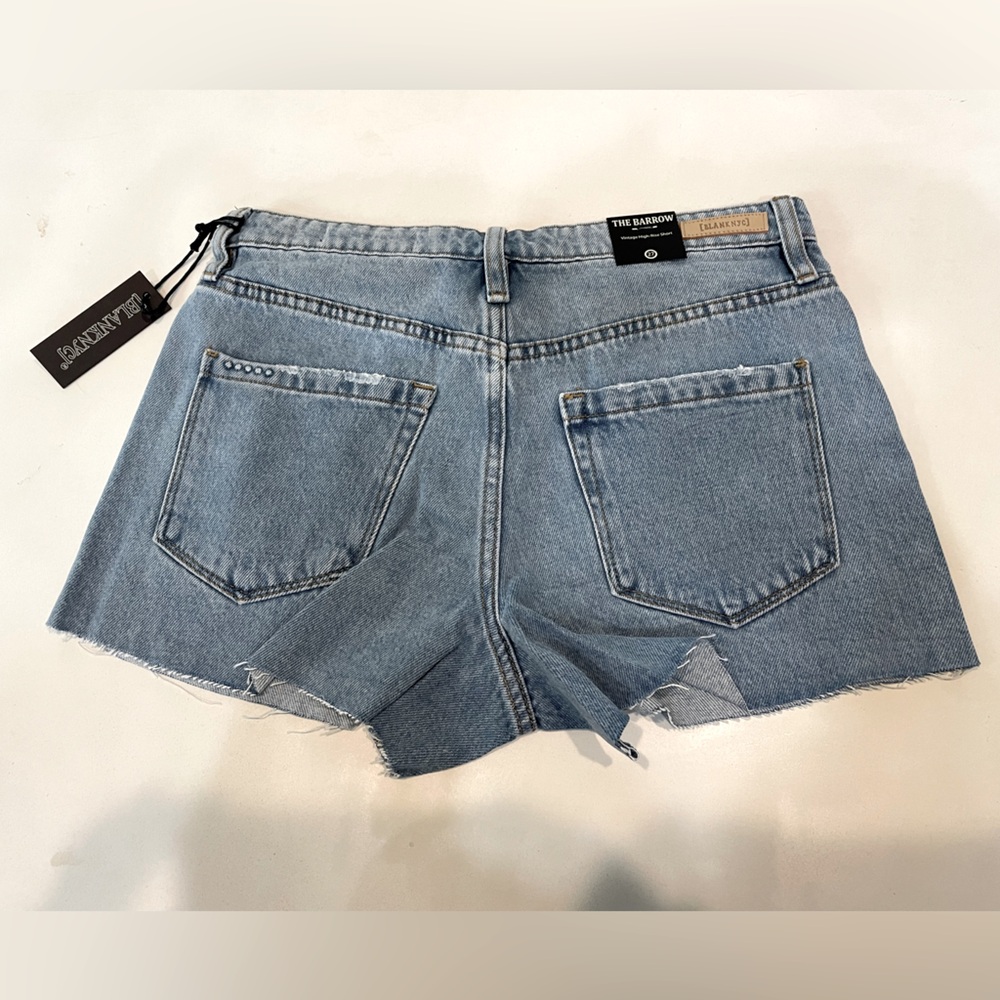 NWT Blank NYC The Borrow Raw Hem Shorts Size 27 - Picture 3 of 4